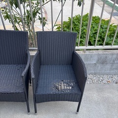 あげます ラタン調イスの画像