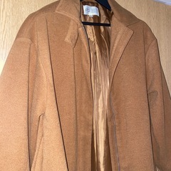 フリーサイズ　キャメル　コートの画像