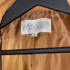 フリーサイズ　キャメル　コートの画像