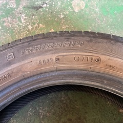 ワゴンR取り外し　155/65R14   4本セットの画像