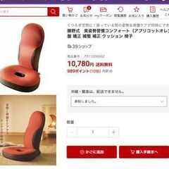 勝野式美姿勢習慣 ドーナツ座椅子 腰痛・骨盤矯正リクライニング座椅子の画像