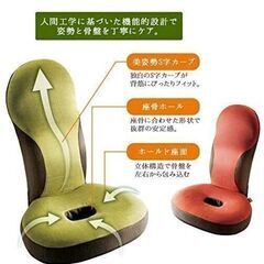勝野式美姿勢習慣 ドーナツ座椅子 腰痛・骨盤矯正リクライニング座椅子の画像