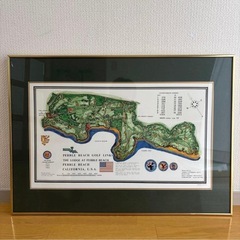 ゴルフコース　絵画ポスター
の画像