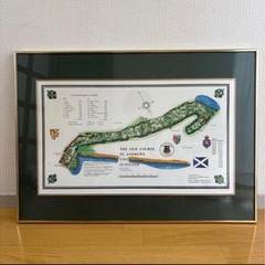 ゴルフコース　絵画ポスター
の画像