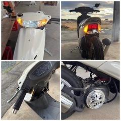 ライブディオ AF34 前期 2スト 規制前 原付 スクーター 50cc バイク HONDA Dio ホンダ ディオ 1994年　  ロンホイ  改造車wの画像