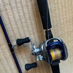 タコ釣りロッド&リール&ラインセットの画像
