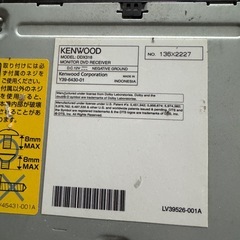 ケンウッド　DVD カーオディオの画像