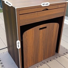 【値下げ！早いもの勝ち！】デスク、チェアー【多目的】の画像