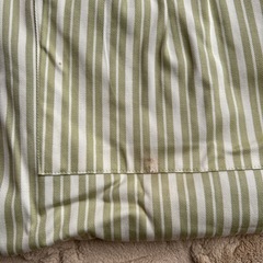 エプロン　しま模様の画像