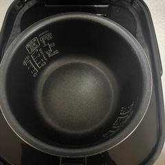 炊飯器3合炊き　　ブラックの画像