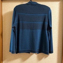 里麻　襟付きニットの画像