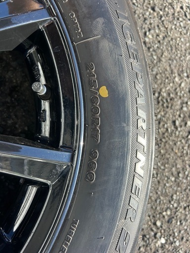 タイヤ　スタッドレスホイール付き