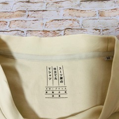 【AOKI・綿100%】メンズ　半袖　スーツ屋の仕立てたTシャツサイズ Mサイズの画像