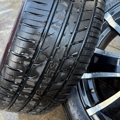 ハイエース　ホイール/タイヤ　4本　タイヤ2本新品未使用
の画像