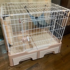 トイレ付きキャットケージ　2段の画像