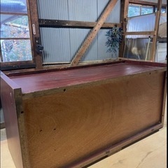 TV台　サイドボード　開き収納の画像