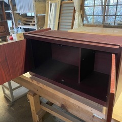 TV台　サイドボード　開き収納の画像