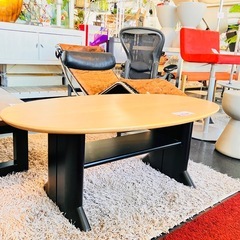 90‘s モダンデザイン　コーヒーテーブル　ローテーブル　美品の画像