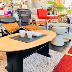 90‘s モダンデザイン　コーヒーテーブル　ローテーブル　美品の画像