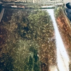 青銅花瓶 双耳花瓶 アンティーク 花入れの画像
