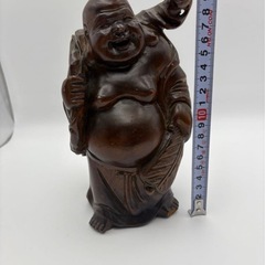七福神 布袋様 木彫り 置物 起物 商売繁盛 布袋 インテリア 木製 木彫りの画像