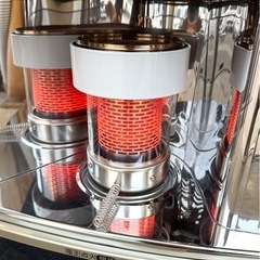 お引取り限定 燃焼確認済み 美品 18年製 コロナ ポータブル石油ストーブ SX-E3518WY 木造9畳/コンクリート13畳の画像