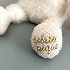 ジェラートピケ　ひつじ　ぬいぐるみの画像