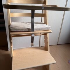 ベビーチェア 6ヶ月〜大人まで使える 3way 木製ハイチェアの画像