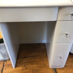 【リサイクルショップどりーむ鹿大前店】No.3417　ドレッサー　化粧台　ホワイト　小さめの画像
