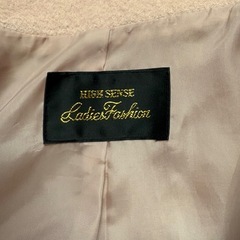 ハイセンス コートLサイズ　カシミヤ混の画像