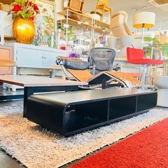 テレビ台　テレビボード　美品　ブラック　ローボードの画像