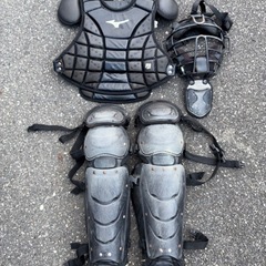 キャッチャー防具3点セットの画像