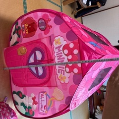 ミニーマウスままごとあそびとボールハウスの画像