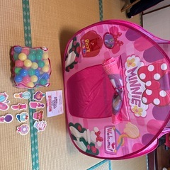 ミニーマウスままごとあそびとボールハウスの画像