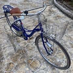 アサヒ　自転車　26インチ　オーライト　鍵付きの画像