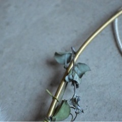 真鍮フレームのドライフラワーリース＊クリスマス／誕生日／インテリアにの画像