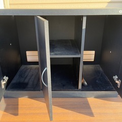 ※終了※★¥0・無料★GEX 水槽台 アクアリュウムキャビネット※高さや横幅は写真をご覧ください。の画像