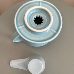 CAFEC フラワードリッパー 有田焼　1杯用 水色の画像