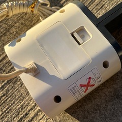 電気スタンド、時計付きの画像