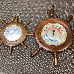 シチズン　温度計　温湿度計　2個セット　レトロ