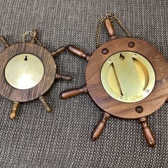 シチズン　温度計　温湿度計　2個セット　レトロの画像