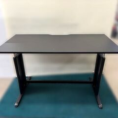 【自社配送は札幌市内限定】パソコンデスク 幅120×奥行60cm ブラック メーカー不明 中古【USED】の画像