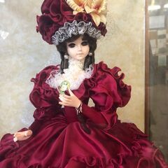 【リサイクルショップどりーむ鹿大前店】No.3465　洋人形　ガラスケース　飾り人形の画像