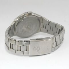 動作品 CITIZEN ATESSA Eco-Drive ソーラー電波式腕時計 H410-T003788 電池交換推奨 要針位置調整 TITANIUM 3針 デイト 札幌市 清田区 平岡の画像