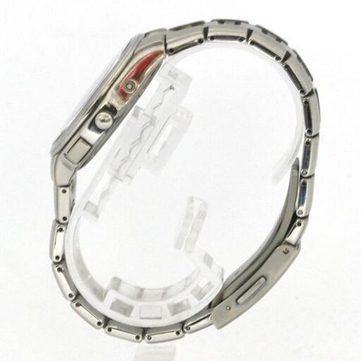 動作品 CITIZEN ATESSA Eco-Drive ソーラー電波式腕時計 H410-T003788 電池交換推奨 要針位置調整 TITANIUM 3針 デイト 札幌市 清田区 平岡