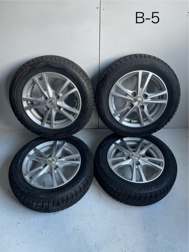 〜お話中〜[極上]BRIDGESTONE REVO GZ ブリヂストン155/65R13 13インチ 4.5J 4H PCD100 ホイール付き ４本セット 中古相場15,000円 クレジット決済可