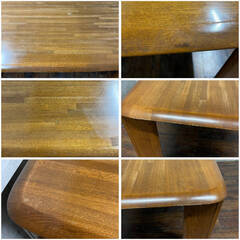🔷🔶🔷ww4/20 ダイニングテーブル W150×D90×H78cm 4人用 木製 机 テーブル 食卓テーブル リビング ダイニング 家具 ★直接引取歓迎◎🔷🔶🔷の画像