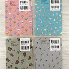 ムーミン　文庫ノート　春夏秋冬4冊セットの画像