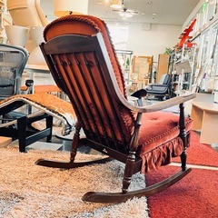 70‘s  柏木工　ロッキングチェア  ビンテージ 昭和レトロ　飛騨の家具の画像