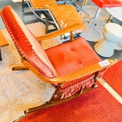70‘s  柏木工　ロッキングチェア  ビンテージ 昭和レトロ　飛騨の家具の画像
